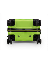 Load image into Gallery viewer, Unisex Green Textured Hard-Sided Cabin Trolley Suitcase
