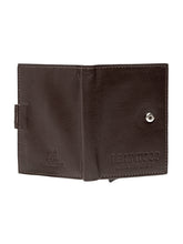 Load image into Gallery viewer, Teakwood Genuine Leathers Men Brown Solid Leather Card Holder