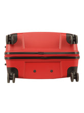 Load image into Gallery viewer, Teakwood Unisex Red Trolley Bag - Set Of Three
