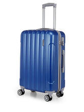 Load image into Gallery viewer, Teakwood Unisex Blue Trolley Bag - Medium