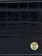 Load image into Gallery viewer, Teakwood Unisex Genuine Leather Brown Bi Fold RFID Solid Wallet with stitch embroidery