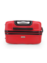 Load image into Gallery viewer, Unisex Red Textured Hard-Sided Medium Trolley Suitcase