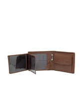 Load image into Gallery viewer, Teakwood Men Genuine Leather Rust Bi fold wallet