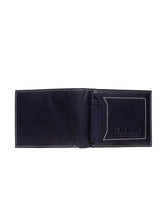 Load image into Gallery viewer, Teakwood Genuine Leather Men Antique Blue Solid Two Fold Leather Wallet - Clearance sale