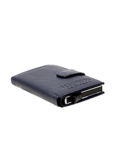Load image into Gallery viewer, Teakwood Genuine Leathers Men Blue Solid Leather Card Holder