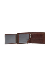 Load image into Gallery viewer, Teakwood Men Genuine Leather Brown Solid Bi fold Wallet