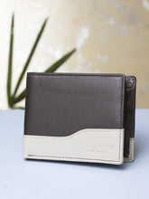 Load image into Gallery viewer, Teakwood Unisex Genuine Leather Brown Bi Fold RFID Solid Wallet - Clearance sale