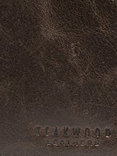 Load image into Gallery viewer, Teakwood Genuine Leathers Men Brown Solid Zip Around Wallet