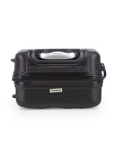 Load image into Gallery viewer, Unisex Black Textured Hard-Sided Cabin Trolley Suitcase