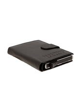 Load image into Gallery viewer, Teakwood Genuine Leathers Men Black Solid Leather Card Holder