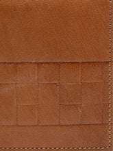 Load image into Gallery viewer, Teakwood Genuine Leather Tan Colour Two Fold Wallet