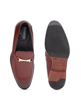 Load image into Gallery viewer, Teakwood Genuine leather Men Brown Formal Slip-On Shoes