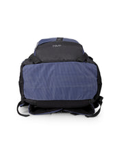 Load image into Gallery viewer, Teakwood Leathers Unisex Blue & Black Colourblocked Rucksack