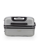 Load image into Gallery viewer, Unisex Silver Textured Hard-Sided Large Trolley Suitcase