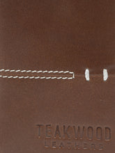 Load image into Gallery viewer, Teakwood Men Genuine Leather Tri Fold Wallet