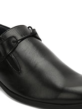 Load image into Gallery viewer, Teakwood Genuine Men Leather Black Slip-ons