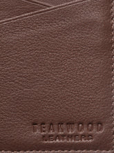Load image into Gallery viewer, Teakwood Men Genuine Leather Bi Fold Wallet (TAN)