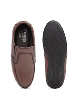 Load image into Gallery viewer, Teakwood Genuine leather Men Tan Slip-On Sneakers