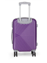 Load image into Gallery viewer, Teakwood Unisex Purple Trolley Bag - Small