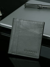 Load image into Gallery viewer, Teakwood Men Genuine Leather Bi Fold Wallet (Grey)