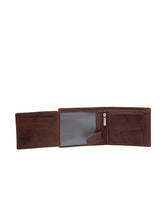 Load image into Gallery viewer, Teakwood Men Genuine Leather Brown Solid Bi fold Wallet