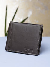 Load image into Gallery viewer, Teakwood Men Genuine Leather Bi Fold Wallet (Brown)