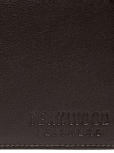 Load image into Gallery viewer, Teakwood Unisex Genuine Leather Brown Bi Fold RFID Solid Wallet