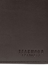 Load image into Gallery viewer, Teakwood Men Genuine Leather Bi Fold Wallet (Brown)