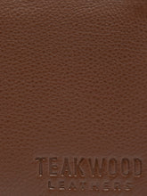 Load image into Gallery viewer, Teakwood Men Genuine Leather Rust Bi fold wallet