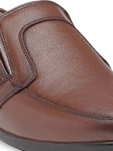 Load image into Gallery viewer, Teakwood Genuine leather Men Tan Slip-On Sneakers