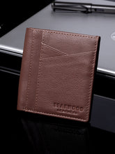 Load image into Gallery viewer, Teakwood Men Genuine Leather Bi Fold Wallet (TAN)