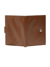 Load image into Gallery viewer, Teakwood Genuine Leathers Men Tan Solid Leather Card Holder