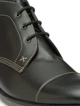 Load image into Gallery viewer, Teakwood Men Genuine Leather Mid top Derby Shoes