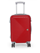 Load image into Gallery viewer, Teakwood Unisex Red Trolley Bag - Small