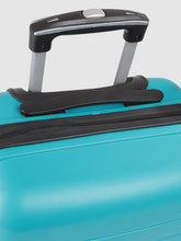 Load image into Gallery viewer, Aqua Blue Textured Hard-Sided Cabin Trolley Suitcase