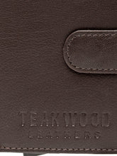 Load image into Gallery viewer, Teakwood Genuine Leathers Men Brown Solid Leather Card Holder