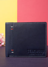Load image into Gallery viewer, Teakwood Men Genuine Leather Antique Brown Colour Bi Fold Wallet