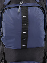 Load image into Gallery viewer, Teakwood Leathers Unisex Blue & Black Colourblocked Rucksack