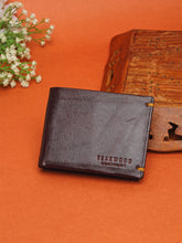 Load image into Gallery viewer, Teakwood Genuine Leather Brown Wallet
