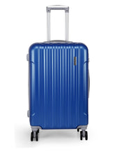 Load image into Gallery viewer, Teakwood Unisex Blue Trolley Bag - Medium