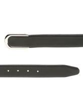 Load image into Gallery viewer, Men Black Textured Leather Belt