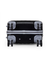 Load image into Gallery viewer, Teakwood Unisex Black Trolley Bag - Small