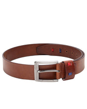 Load image into Gallery viewer, Teakwood Men Genuine Leather Black Solid Casual Belt