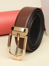 Load image into Gallery viewer, Teakwood Genuine Leather Brown Belt