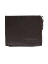 Load image into Gallery viewer, Teakwood Genuine Leathers Men Solid Zip Around Wallet