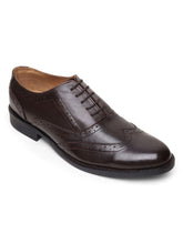 Load image into Gallery viewer, Teakwood Genuine Leather Brown Oxford Shoes
