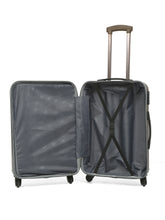 Load image into Gallery viewer, Brown Textured Hard-Sided Cabin Trolley Suitcase (Medium)