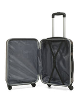 Load image into Gallery viewer, Brown Textured Hard-Sided Cabin Trolley Suitcase (Small)