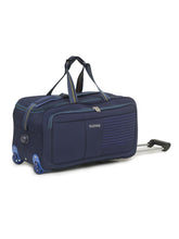 Load image into Gallery viewer, Teakwood Rolling Large Duffel Travel Bag (Blue)