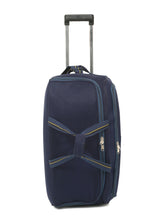 Load image into Gallery viewer, Set of Teakwood Rolling Duffel Travel Bag (Blue)